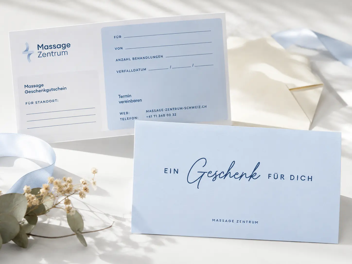 Massage-Gutschein für eine Behandlung im Massage Zentrum Zürich